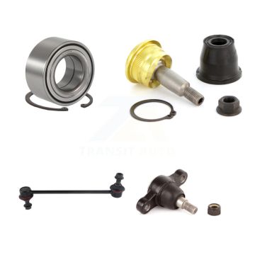Front Wheel Bearing Upper Lower Ball Joint & Sway Bar Stabilizer Link Kit For Kia Optima K7T-102957