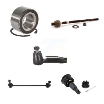 Front Right Wheel Bearing Lower Ball Joint Tie Rod Link Kit (5Pc) For 2007-2008 Honda Fit K7T-102982