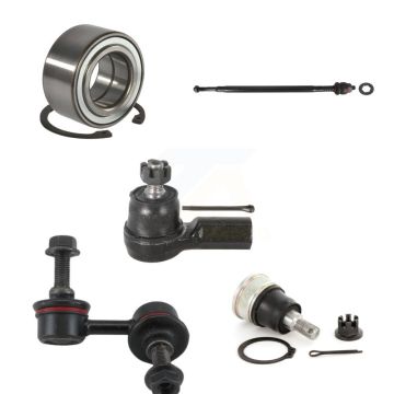 Front Right Bearing Lower Ball Joint Tie Rod End Link Kit (5Pc) For Honda Civic Acura EL K7T-102983