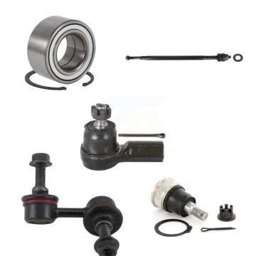 Front Right Bearing Lower Ball Joint Outer Inner Tie Rod & Link Kit (5Pc) For Honda Civic K7T-102985