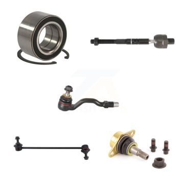 Front Right Wheel Bearing Lower Ball Joint Outer Inner Tie Rod Link Kit (5Pc) For BMW X3 K7T-102987
