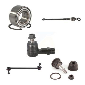 Front Right Bearing Lower Ball Joint Tie Rod End Link Kit (5Pc) For Kia Spectra Spectra5 K7T-102992