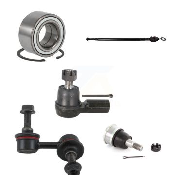 Front Right Bearing Lower Ball Joint Outer Inner Tie Rod Link Kit (5Pc) For Honda Element K7T-102996