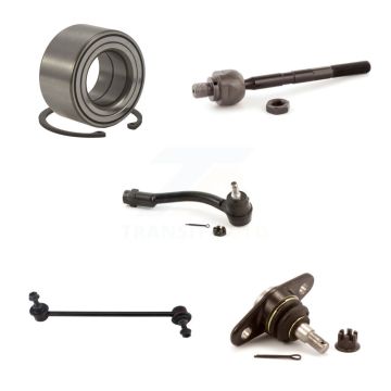 Front Right Bearing Lower Ball Joint Tie Rod & Link Kit (5Pc) For 2006-2011 Kia Rio Rio5 K7T-103002