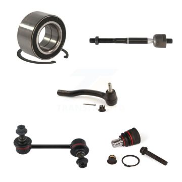 Front Right Bearing Lower Ball Joint Tie Rod End Link Kit (5Pc) For 2007-2012 Mazda CX-7 K7T-103004