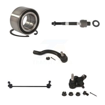Front Right Bearing Lower Ball Joint Tie Rod End Link Kit (5Pc) For Honda Civic Acura ILX K7T-103007