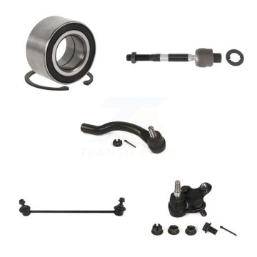 Front Right Bearing Lower Ball Joint Tie Rod End Link Kit (5Pc) For Honda Civic Acura ILX K7T-103008