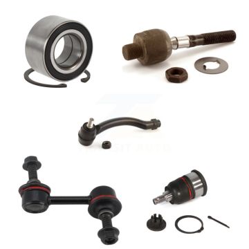 Front Right Wheel Bearing Lower Ball Joint Tie Rod Link Kit (5Pc) For 2004-2006 Acura TL K7T-103009