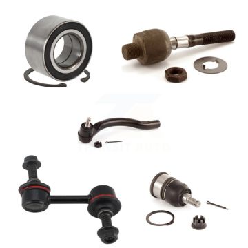 Front Right Bearing Lower Ball Joint Outer Inner Tie Rod Link Kit (5Pc) For Honda Accord K7T-103011