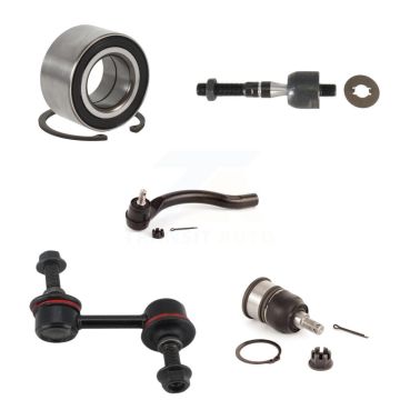 Front Right Bearing Lower Ball Joint Outer Inner Tie Rod Link Kit (5Pc) For Honda Accord K7T-103012