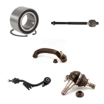 Front Right Wheel Bearing Lower Ball Joint Tie Rod Link Kit (5Pc) For Mercedes-Benz E320 K7T-103015