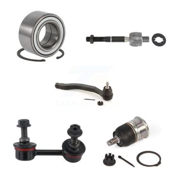 Front Right Bearing Lower Ball Joint Tie Rod Link Kit (5Pc) For Honda Accord Acura TL CL K7T-103017