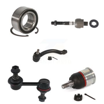 Front Right Wheel Bearing Lower Ball Joint Tie Rod Link Kit (5Pc) For 2009-2014 Acura TL K7T-103019