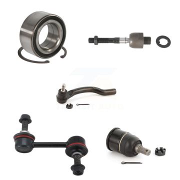Front Right Bearing Lower Ball Joint Tie Rod & Link Kit (5Pc) For 2008-2012 Honda Accord K7T-103020