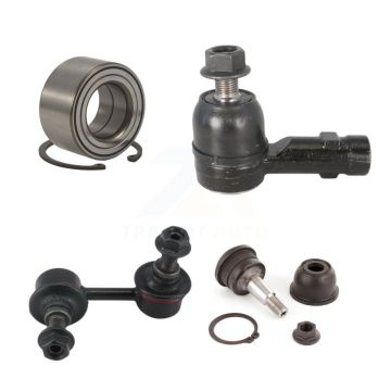 Front Right Bearing Lower Ball Joint Outer Tie Rod Link Kit For 2000-2005 Hyundai Accent K7T-103040