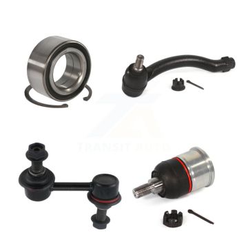Front Right Wheel Bearing Lower Ball Joint Outer Tie Rod Link Kit For 2009-2014 Acura TL K7T-103047
