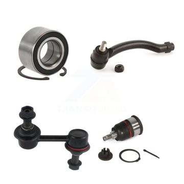 Front Right Wheel Bearing Lower Ball Joint Outer Tie Rod Link Kit For 2007-2008 Acura TL K7T-103049