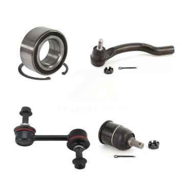 Front Right Bearing Lower Ball Joint Outer Tie Rod & Link Kit For Honda Accord Acura TSX K7T-103050