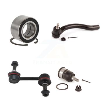 Front Right Bearing Lower Ball Joint Outer Tie Rod & Link Kit For Honda Accord Acura TSX K7T-103057