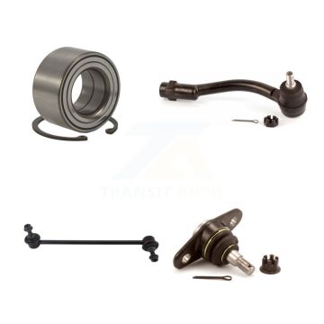 Front Right Bearing Lower Ball Joint Outer Tie Rod & Sway Bar Link Kit For Hyundai Accent K7T-103062