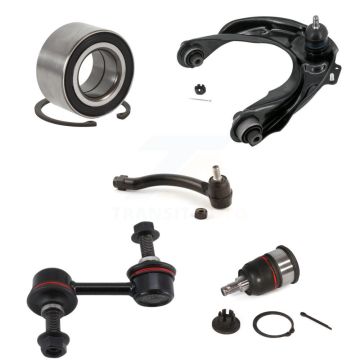 Front Left Bearing Upper Control Arm Lower Ball Joint Outer Tie Rod & Link Kit (5Pc) For K7T-103064
