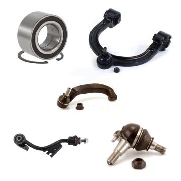 Front Left Bearing Upper Arm Lower Ball Joint Outer Tie Rod Link Kit (5Pc) For E350 E320 K7T-103068