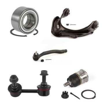 Front Left Bearing Upper Arm Lower Ball Joint Outer Tie Rod & Link Kit (5Pc) For Honda TL K7T-103070