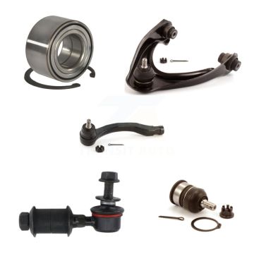 Front Right Upper Control Arm Lower Ball Joint Outer Tie Rod Link Kit (5Pc) For Acura EL K7T-103082