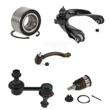 Front Right Upper Arm Lower Ball Joint Outer Tie Rod & Link Kit (5Pc) For 07-08 Acura TL K7T-103092