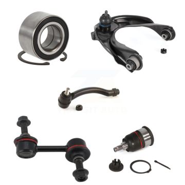 Front Right Upper Arm Lower Ball Joint Outer Tie Rod & Link Kit (5Pc) For 04-06 Acura TL K7T-103093