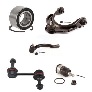 Front Right Upper Arm Lower Ball Joint Outer Tie Rod Link Kit (5Pc) For Honda Accord TSX K7T-103095