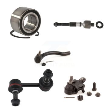 Front Left Bearing Lower Ball Joint Tie Rod Link Kit (5Pc) For 2006-2011 Honda Civic 1.8L K7T-103109