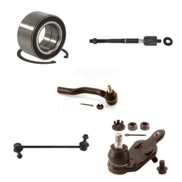 Front Left Bearing Lower Ball Joint Tie Rod & Link Kit (5Pc) For 2005-2012 Toyota Avalon K7T-103136