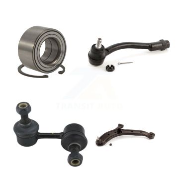 Front Left Bearing Lower Control Arm Outer Tie Rod Link Kit For Hyundai Accent Hatchback K7T-103145
