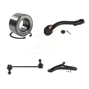 Front Left Bearing Lower Arm Outer Tie Rod & Link Kit For Kia Soul Automatic transmission K7T-103152