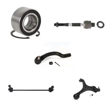 Front Left Bearing Lower Control Arm with Ball Joint Tie Rod Link Kit (5Pc) For Acura ILX K7T-103176