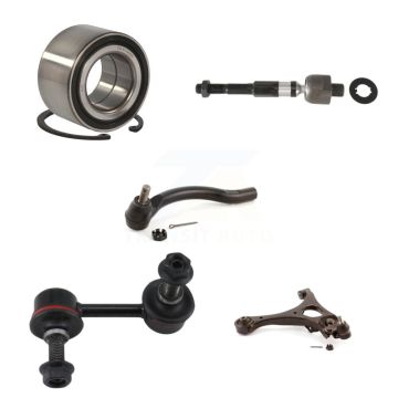 Front Left Bearing Lower Control Arm Tie Rod & Link Kit (5Pc) For 06-11 Honda Civic 1.8L K7T-103177