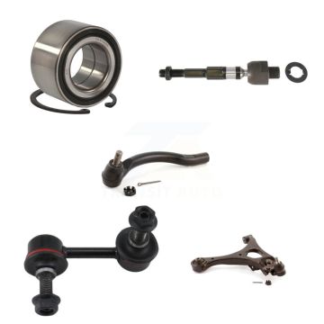 Front Left Bearing Lower Control Arm Tie Rod & Link Kit (5Pc) For 06-11 Honda Civic 1.3L K7T-103178