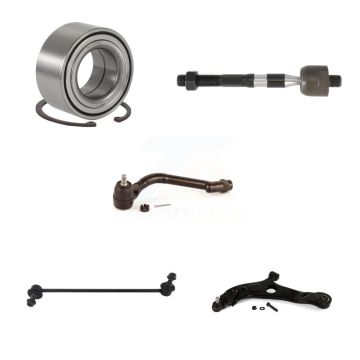 Front Left Bearing Lower Control Arm Tie Rod End Link Kit (5Pc) For Kia Optima GAS engine K7T-103185