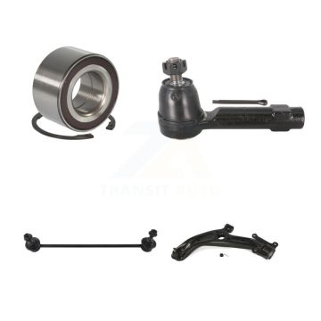 Front Left Wheel Bearing Lower Control Arm Outer Tie Rod Link Kit For 2007-2008 Honda Fit K7T-103198