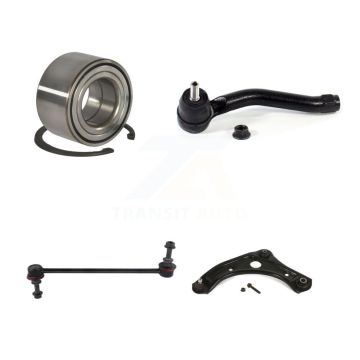 Front Left Bearing Lower Control Arm Outer Tie Rod & Link Kit For Nissan Micra Versa Note K7T-103203