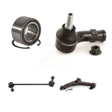 Front Left Bearing Lower Control Arm w/ Ball Joint Outer Tie Rod Link Kit For Ford Focus K7T-103205