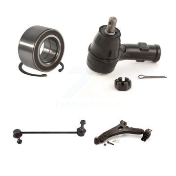 Front Left Bearing Lower Control Arm w/ Ball Joint Outer Tie Rod Link Kit For Ford Focus K7T-103208