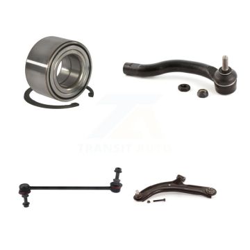 Front Left Bearing Lower Control Arm Outer Tie Rod & Link Kit For 2010-2011 Nissan Versa K7T-103210