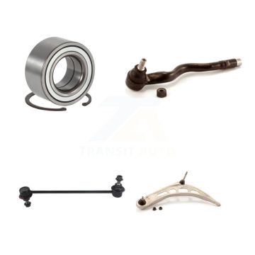 Front Left Bearing Lower Control Arm Outer Tie Rod & Link Kit For 2001-2005 BMW 325i 330i K7T-103211