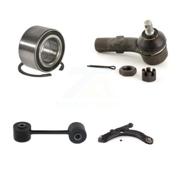 Front Left Bearing Lower Control Arm Outer Tie Rod End Link Kit For Volkswagen Jetta Golf K7T-103213