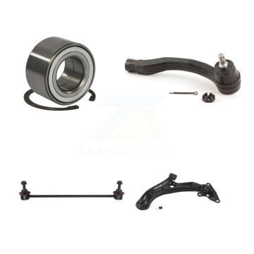 Front Left Bearing Lower Control Arm with Ball Joint Outer Tie Rod Link Kit For Honda Fit K7T-103226