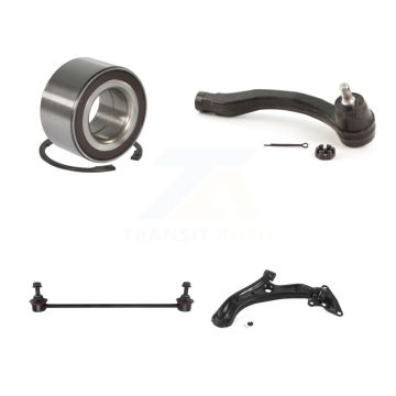 Front Left Bearing Lower Control Arm Outer Tie Rod & Link Kit For 2010-2011 Honda Insight K7T-103227