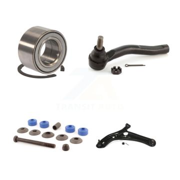 Front Left Bearing Lower Control Arm w/ Ball Joint Outer Tie Rod Link Kit For Toyota Echo K7T-103233