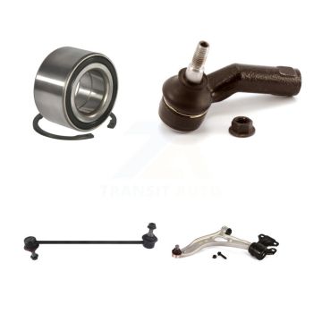 Front Left Bearing Lower Control Arm with BJ Outer Tie Rod Link Kit For Ford Focus C-Max K7T-103244